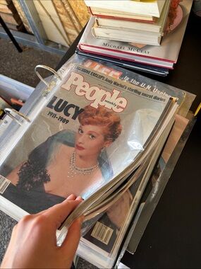 People Weekly Magazine Lucy Tribute - Red Cover